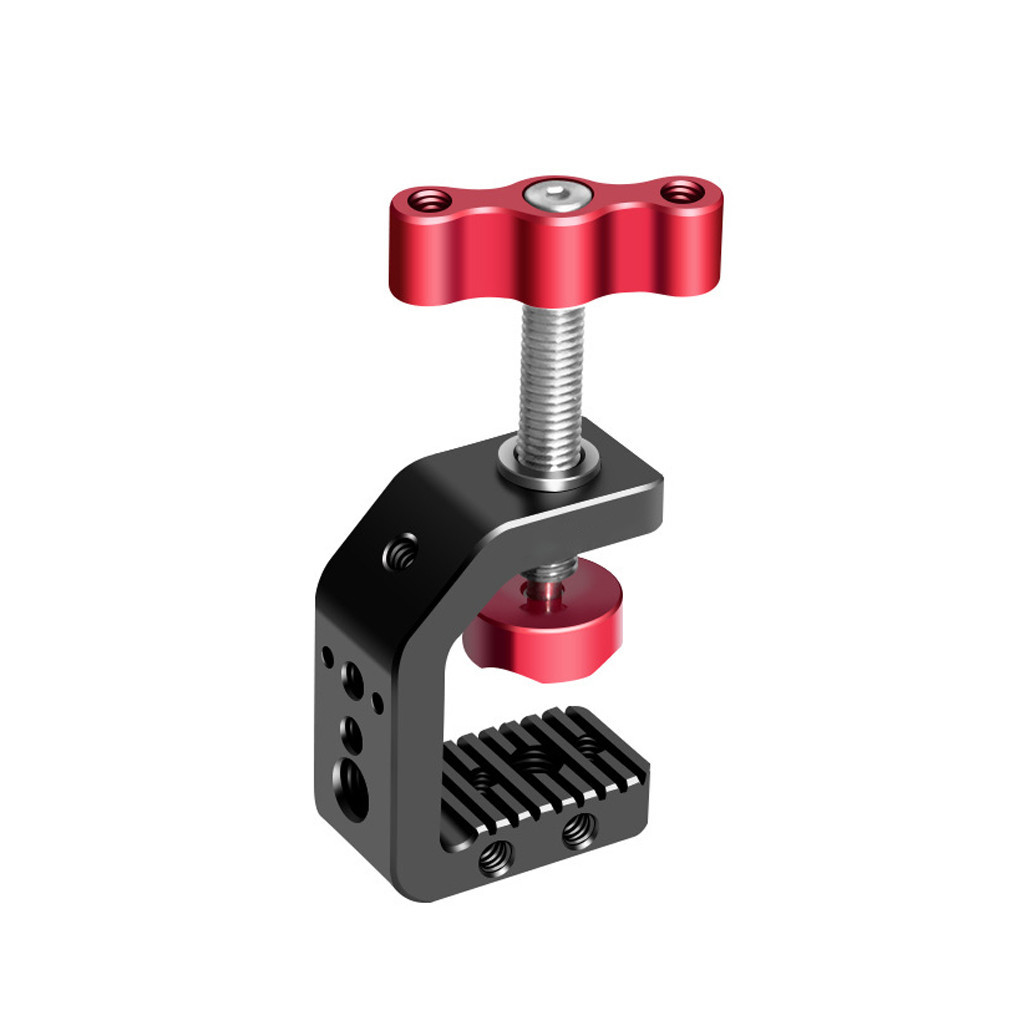XT-XINTE C Clamp Camera Desk Clamp Mount Stand with 1/4 3/8 Screw Hole ...