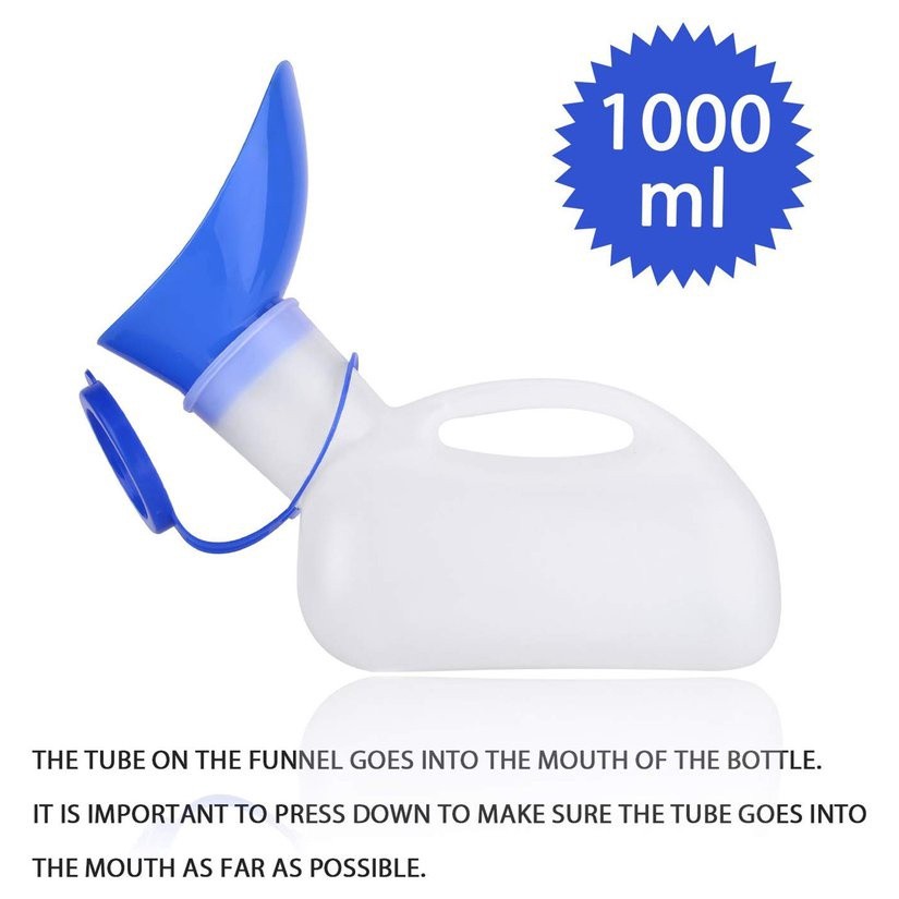 1000/ 2000ml Elderly Portable Urinal Portable Outdoor Travel Pee Toilet ...