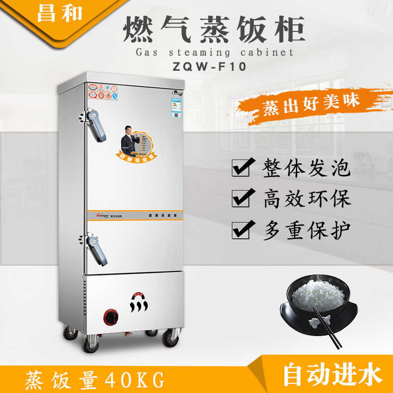 ZQW-F10 Gas Steamed Rice Cabinet 10 Multi functional Large Steamed Rice ...