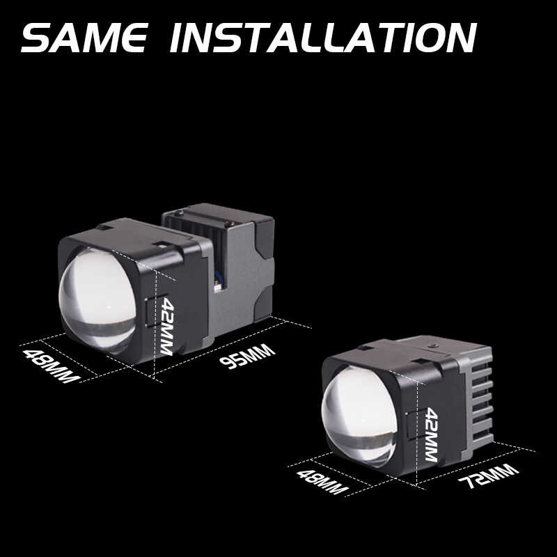 Bi LKA Led Module 1.5 Inch For 12V Motorcycle Headlight Retrofit 6000K ...