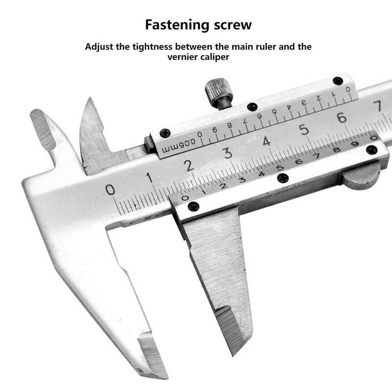 D Caliper Vernier Ruler Vernier Caliper High Accuracy Carbon Steel ...