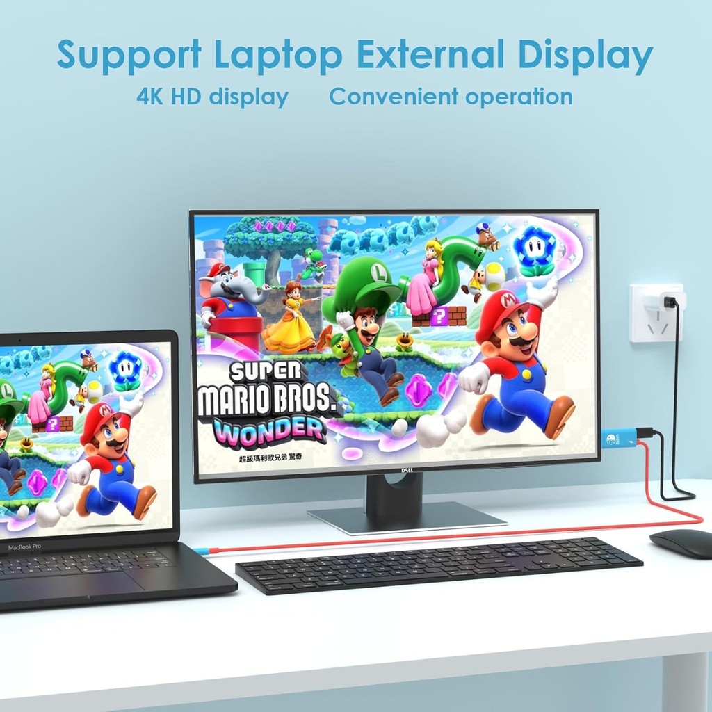 Switch Dock for Nintendo Switch & OLED, USB C to HDMI Adapter Charger ...