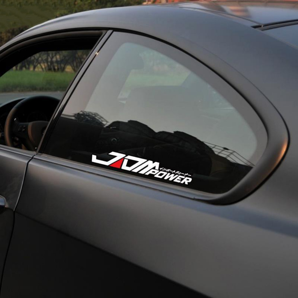 JDM Japanese Style Car Sticker Reflective Body Modified Car Stickers ...
