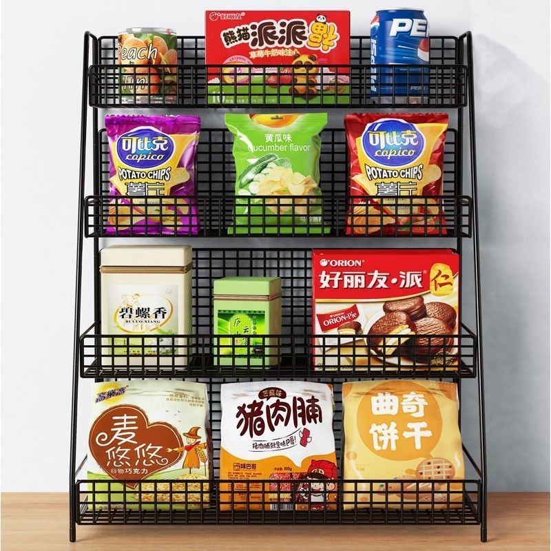 Cashier Display Rack Snack Storage Rack Desktop Table Top Multi-layer ...