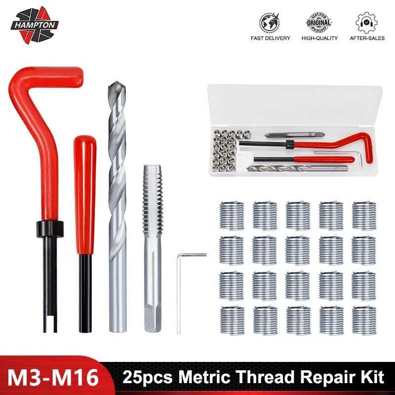 15 Pezzi Kit Riparazione Di Filetti M6, M8, M10, M12 Kit - Foto 4