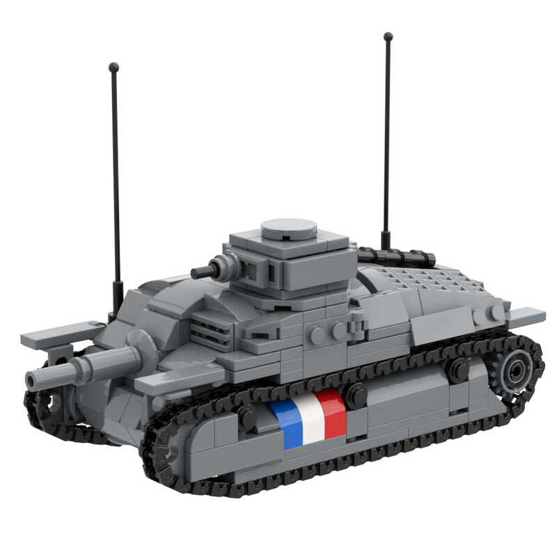 Modellino Carro Armato AMX AU F-1 1/72 3° Reggimento Artiglieria Di Marina Francia