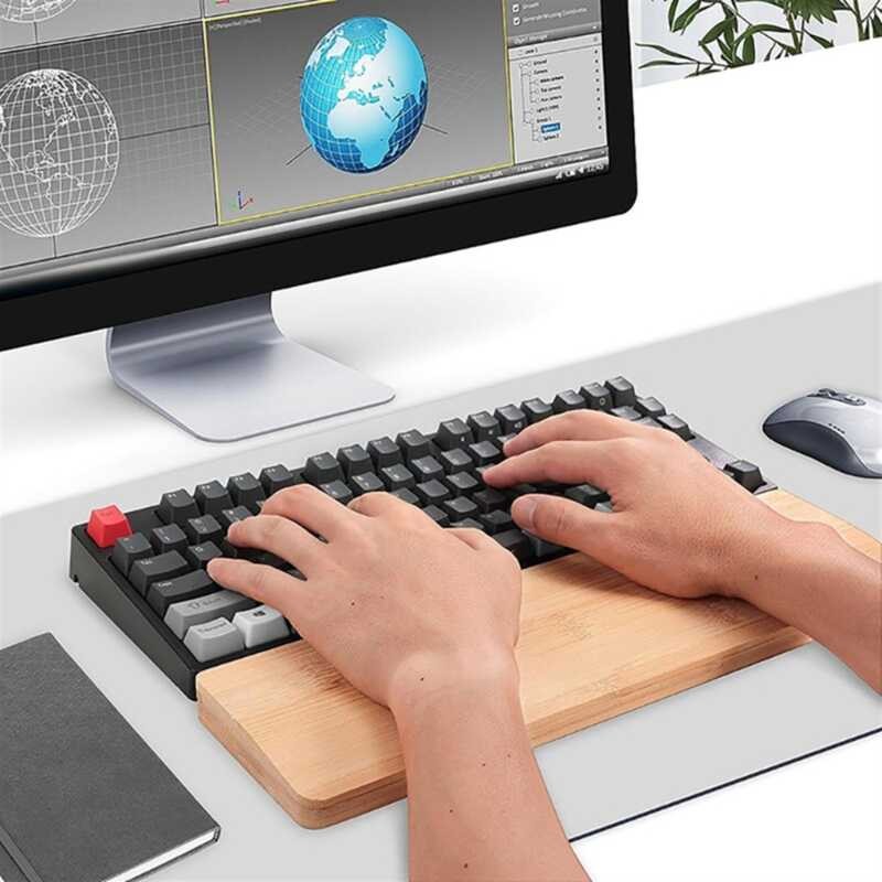 Keyboard (Umez) Wrist Rest Holder Port Gamit Ang Storage Tray Para Sa ...