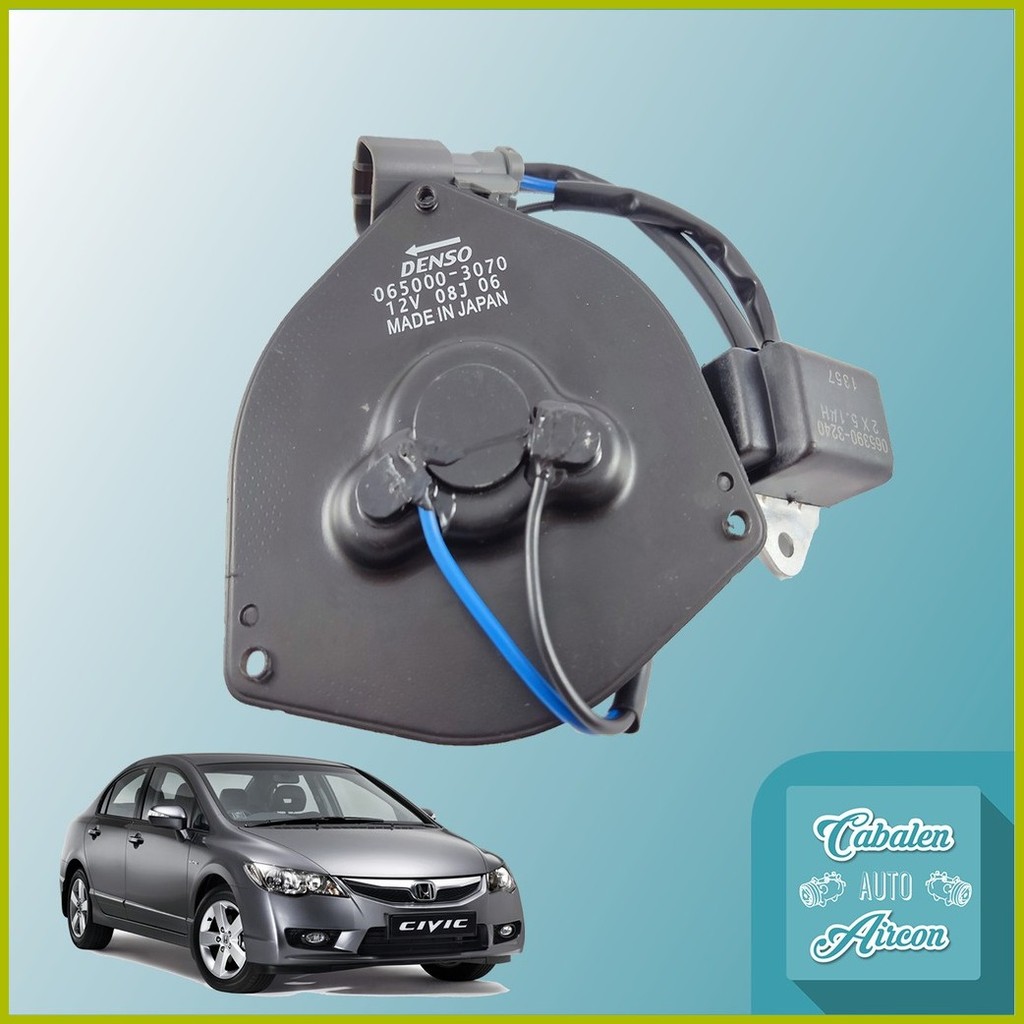 ∢ ℗ Honda Civic FD and Honda CR-V Gen3 Aux Fan Motor Condenser Fan ...