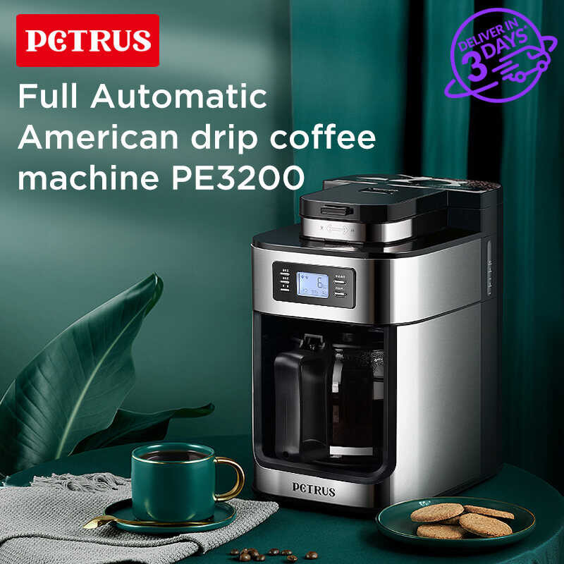 Pe3200 Petrus Stainless Steel 10Cup Drip Maker Autotic Coffee Hine