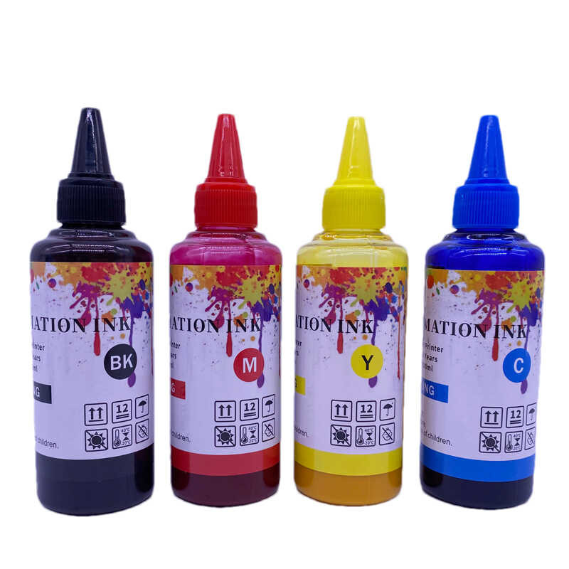 604 e 604XL Sublimation Ink Kit Bottle 4 Color For Printer Epson XP ...