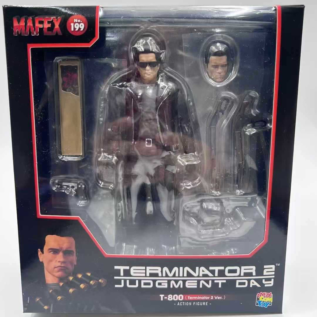 Mafex Terminator 2 figura del día del juez Mafex No.199 T-800 Arnold T2 figura de colección