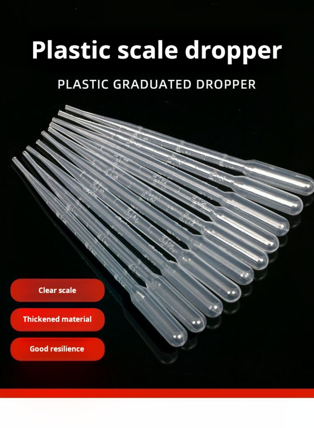 3ml Plastic Dropper with Scale for Gundam Model Paint Mixing 502 Glue ...
