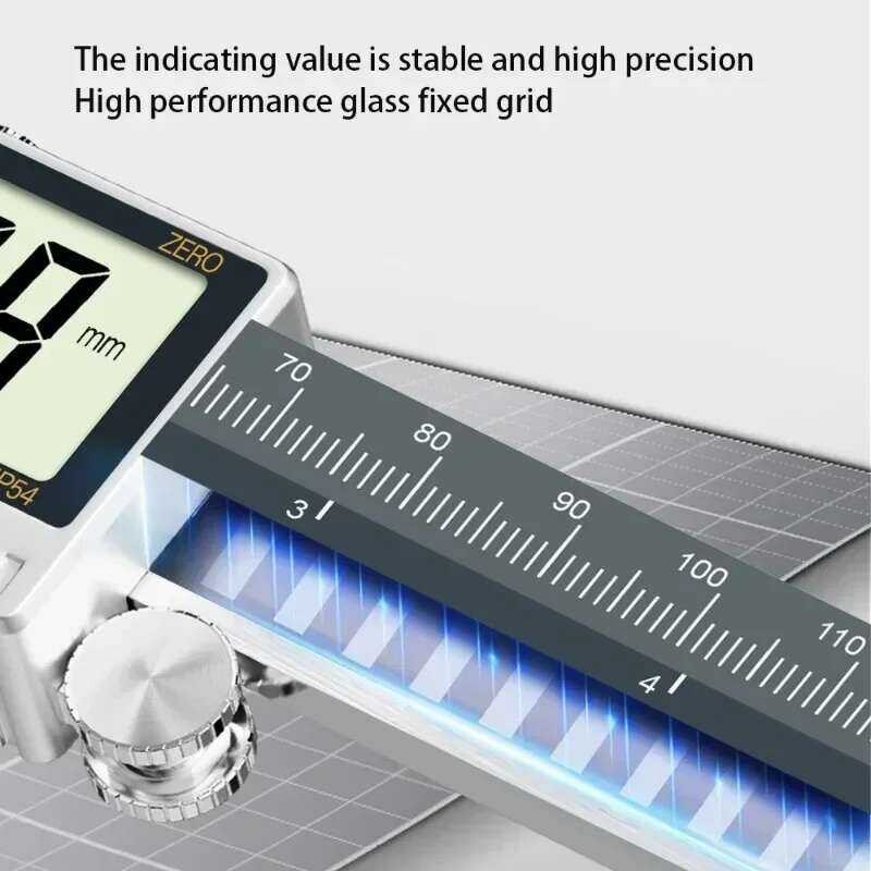 E Electronic Digital Display Vernier Calipers 0-150/200/300Mm Stainless ...