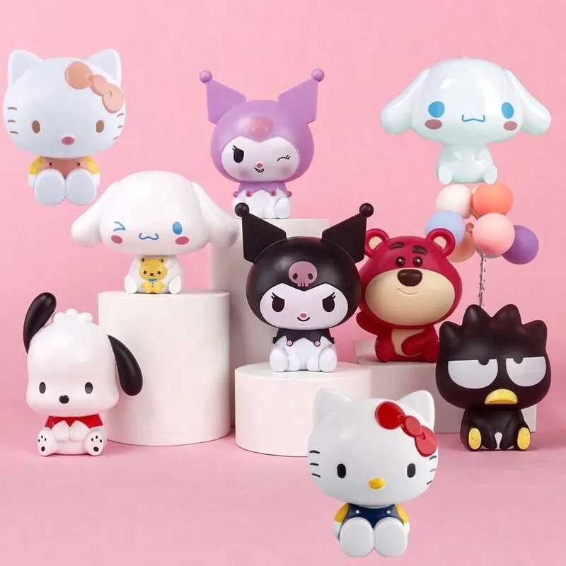 Kitty Toys Hello Action Figure Dolls Model Ornament Desktop Sanrio ...