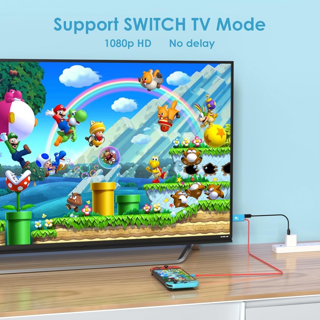 Switch Dock for Nintendo Switch & OLED, USB C to HDMI Adapter Charger ...