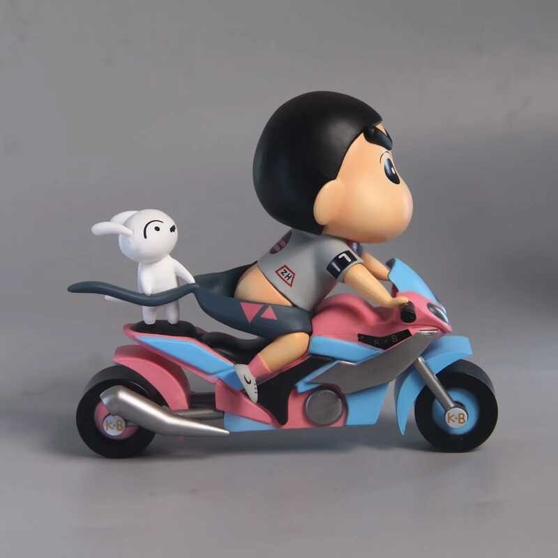 Crayon Shin chan Nohara Shinnosuke Motorcycle Shin chan Racing Shin ...