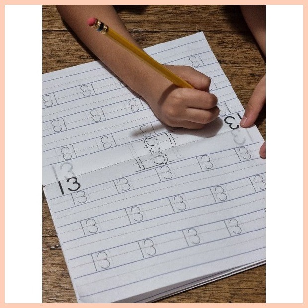 ♀ 50 sheet Personalized Tracing Pad Paper Full Name Alphabets Cursive ...
