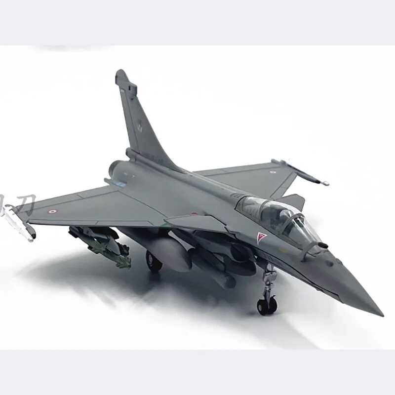 Diecast 1:100 Scale French Air Force Rafale C Fighter Alloy - Aircraft ...