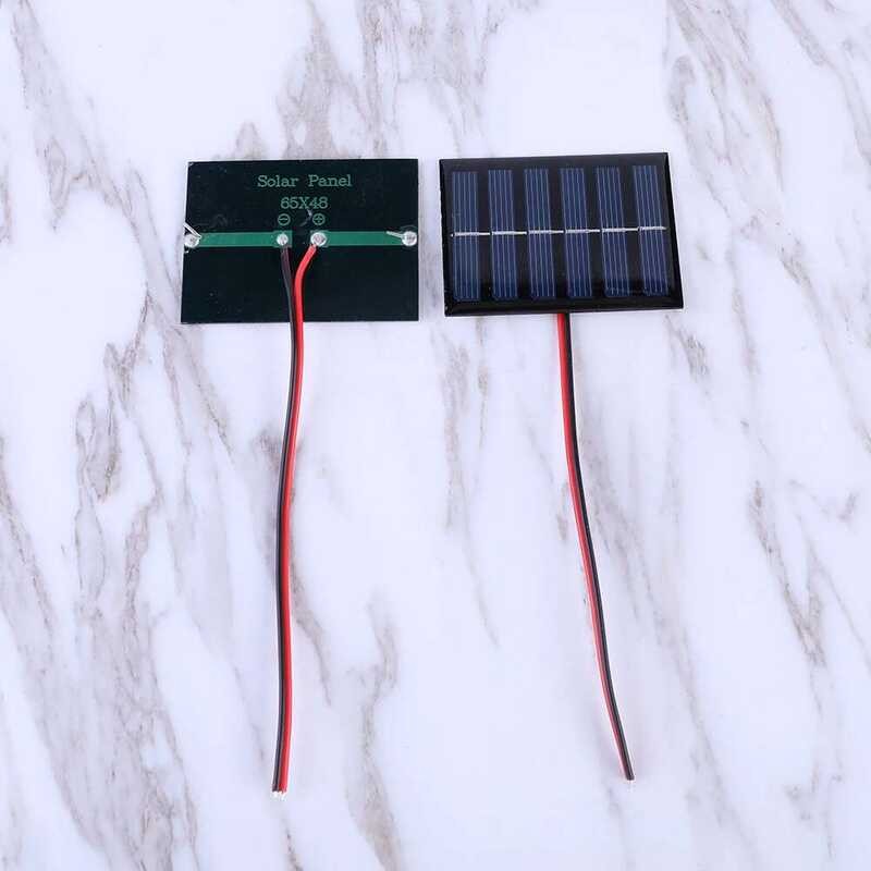 1/2 Pcs Solar Panel 100Ma 1W 3V Mini Small Solar Panel Module Solar ...