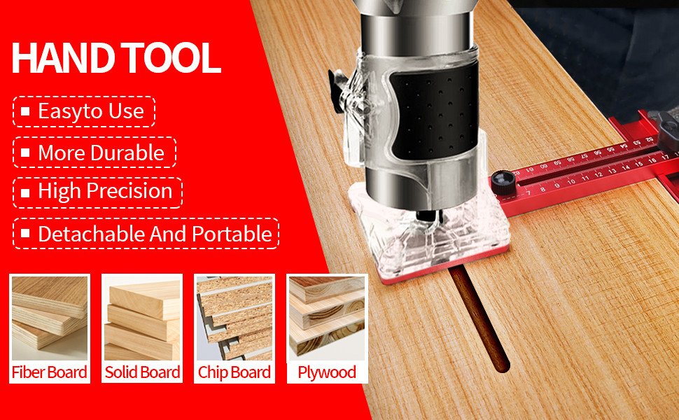 4 in 1 Router Milling Groove Bracket,Cabinet Hardware Jig and Router ...