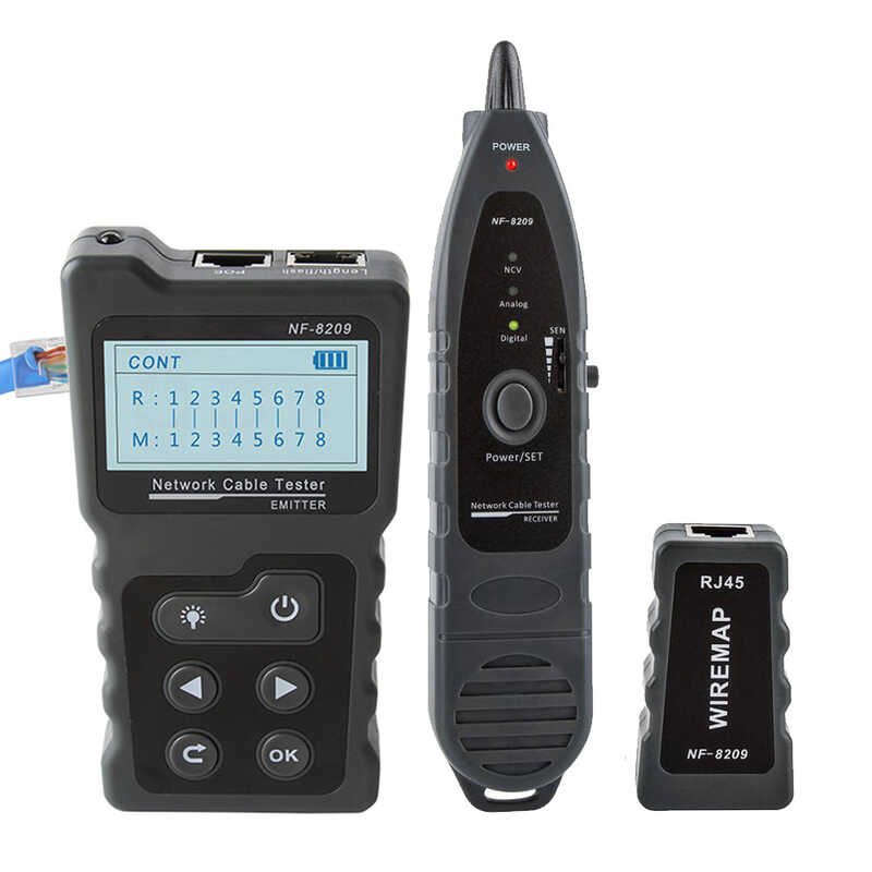 NOYAFA Nf-8209 Rj45 Tracker POE Network Wire Checker Cable Tester Test ...