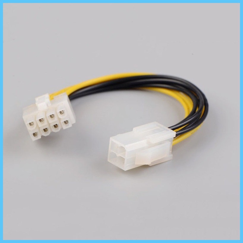 ♂ Power supply CPU 4-pin power supply connector to motherboard 8-pin ...