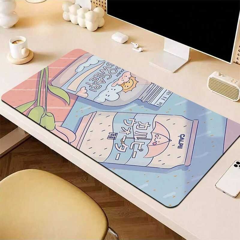 382 Anime Cute Gamer Locking Edge Large Mousepad Kawaii Gaming Mouse ...