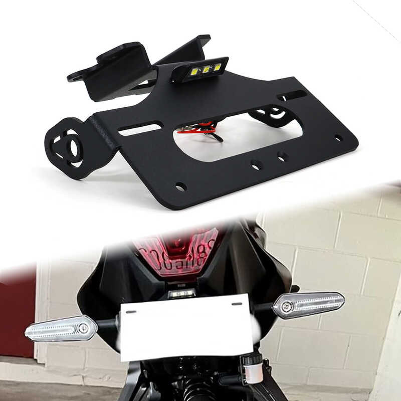 thumbnail image 2 of FZ-07 / MT-07 Fender Eliminator Kit - Front Facing License Plate Tidy (2014-2025) 2 of 6