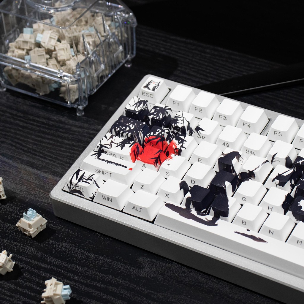 PK keycaps Cherry profile Side Print RGB Light through PBT keycaps set ...