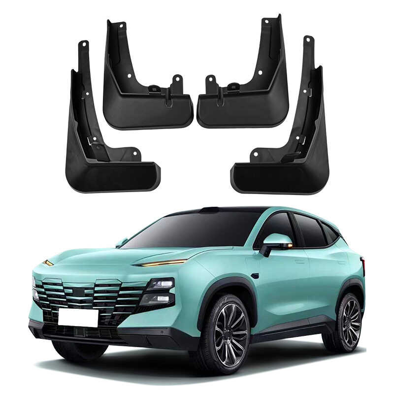 JMTBNO 4-Piece Mud Flap Set For 2008–2012 Honda Accord – Front & Rear Splash Guards, Matte Black Plastic