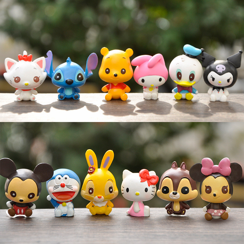 Collectible Animal Cartoon Pvc Dolls In Blind Box Packaging For Play ...