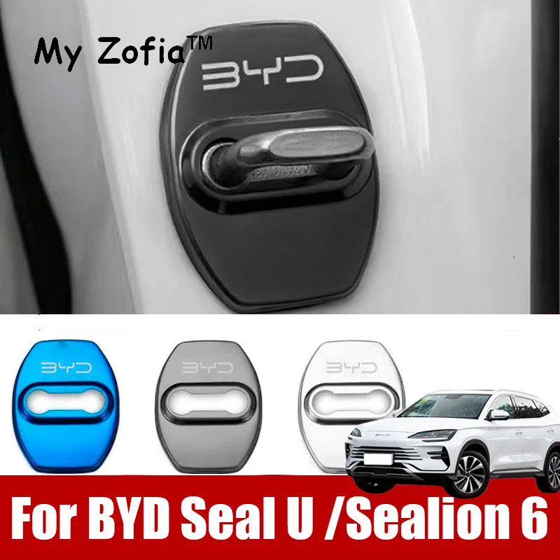 For BYD Seal U Sealion 6 2024 2025 Car Door Lock Protection Cover Anti