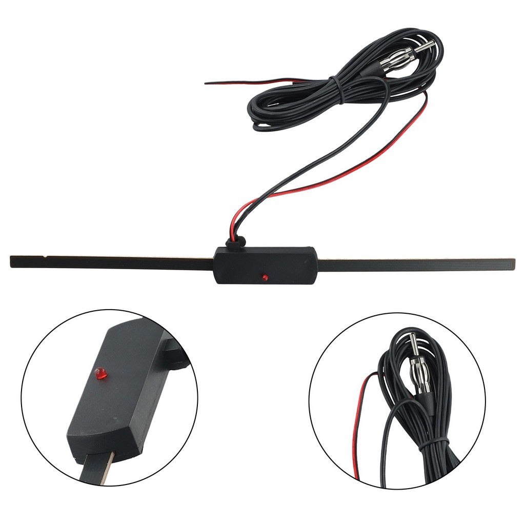 ULTRA Windshield Car AM FM Radio Antenna Signal Booster 12V Shopee