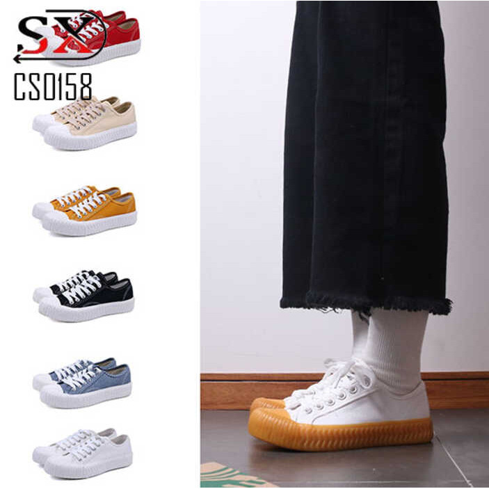 plain white canvas sneakers