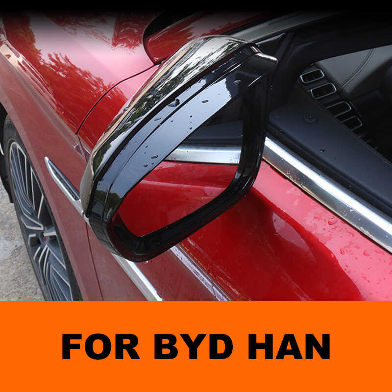 Para Sa BYD Han Ev/Dmi 2021 2022 Rear View Mirror Rain Eyebrows Cover ...