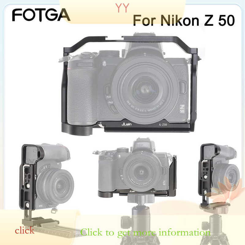 Anoder Camera Cage With Grip Handle Aluminum Alloy With Cold Shoe 1/4 3