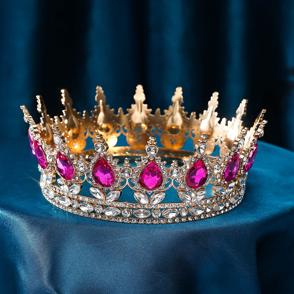 Philippine spot goods luxury Round Wedding Crown Bridal Pageant ...