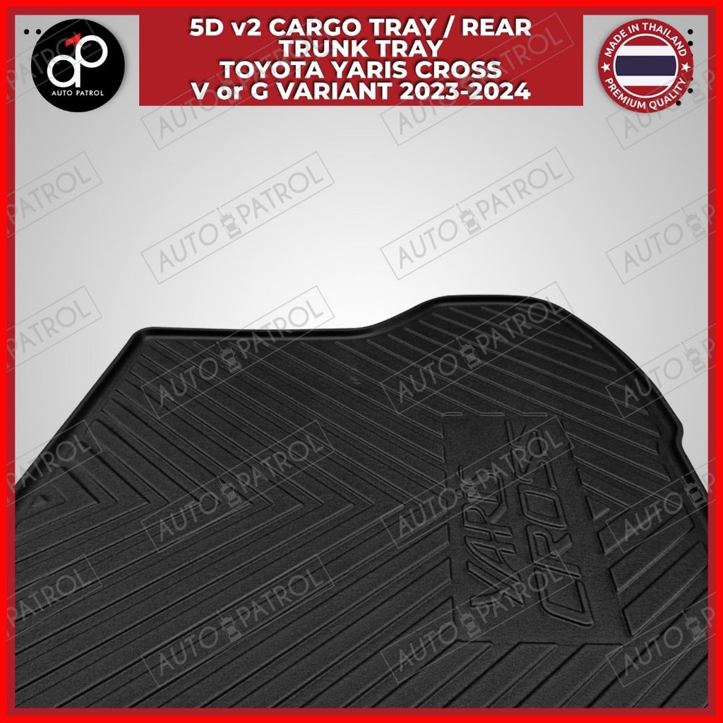 ♟ ♚ TOYOTA YARIS CROSS (HYBRID) 20232024 v2 Rear Trunk Tray / Cargo