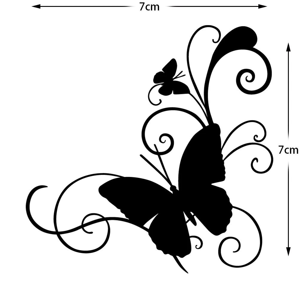 14 Color/Butterfly Motorcycle Accessories helmet Stickers Motorcycle ...