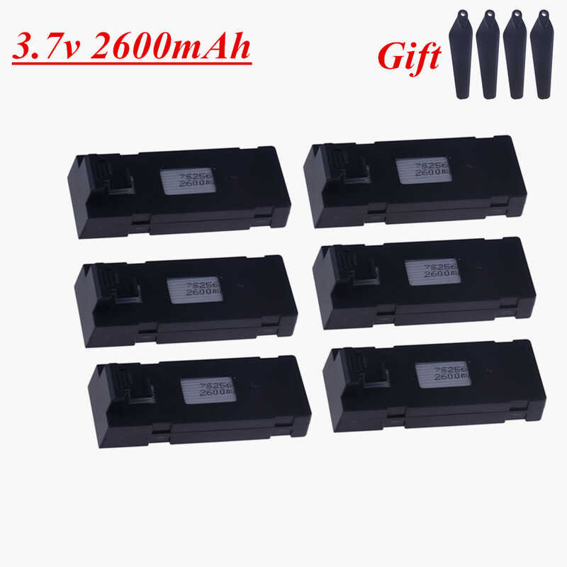 Batteria per Drone RC, Batteria UAV Da 3,7 V 2600 Mah, Batteria Di