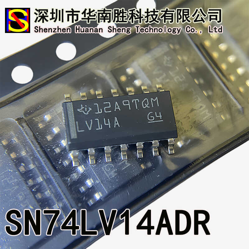 SN7414ADR six channel Schmitt triggered inverter SOP-14 silk screen 14A ...