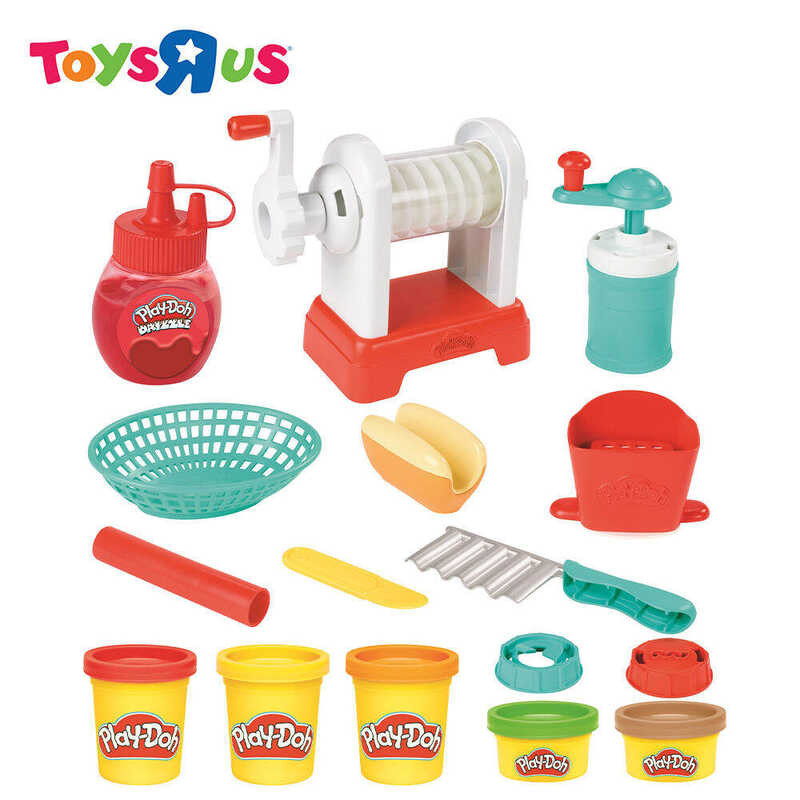 LY Play-Doh Kitchen Creations Spiral Fries Playset | Shopee Philippines