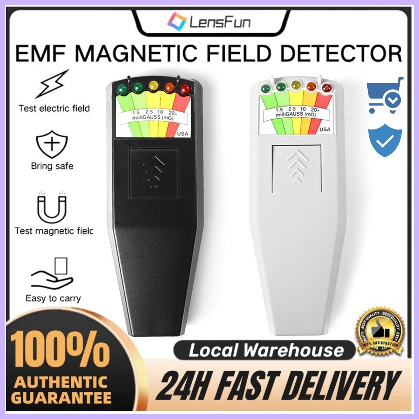 Electromagnetic Field EMF Gauss Meter Radiation Detector Portable EMF ...