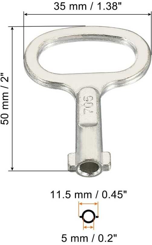 key shaped PATIKIL socket wrench, 8-piece power cabinet gas water meter ...