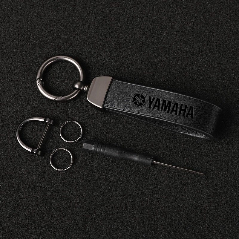 Luxury Genuine Leather Keychain Key Ring Customized Gift 3D Embossed ...
