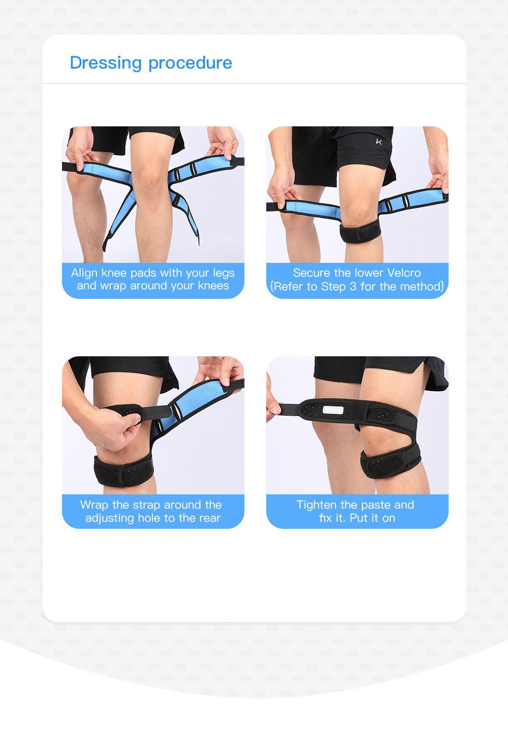 1Pcs Band Strap,Adjustable Iliotibial, Knee,Thigh, Hip & ITB Syndrome ...