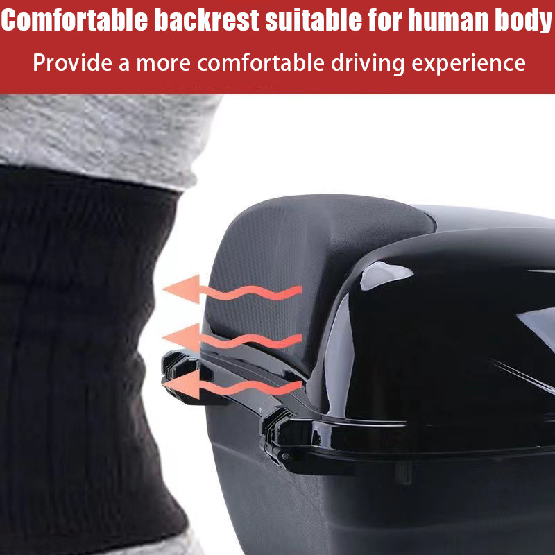 Motorcycle trunk Compartment Box Rear Luggage Container Top box ...