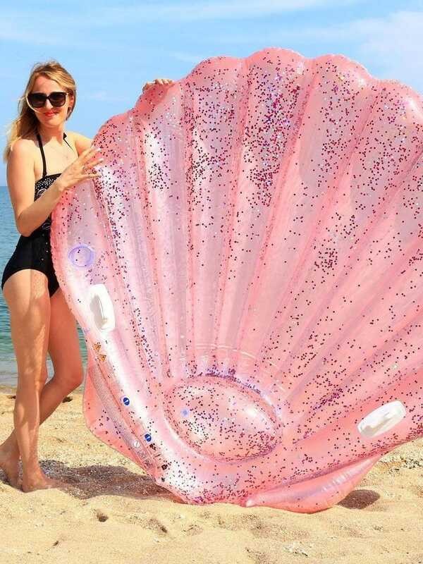 Beach photography props, inflatable beach pool, scallop floats, boards ...