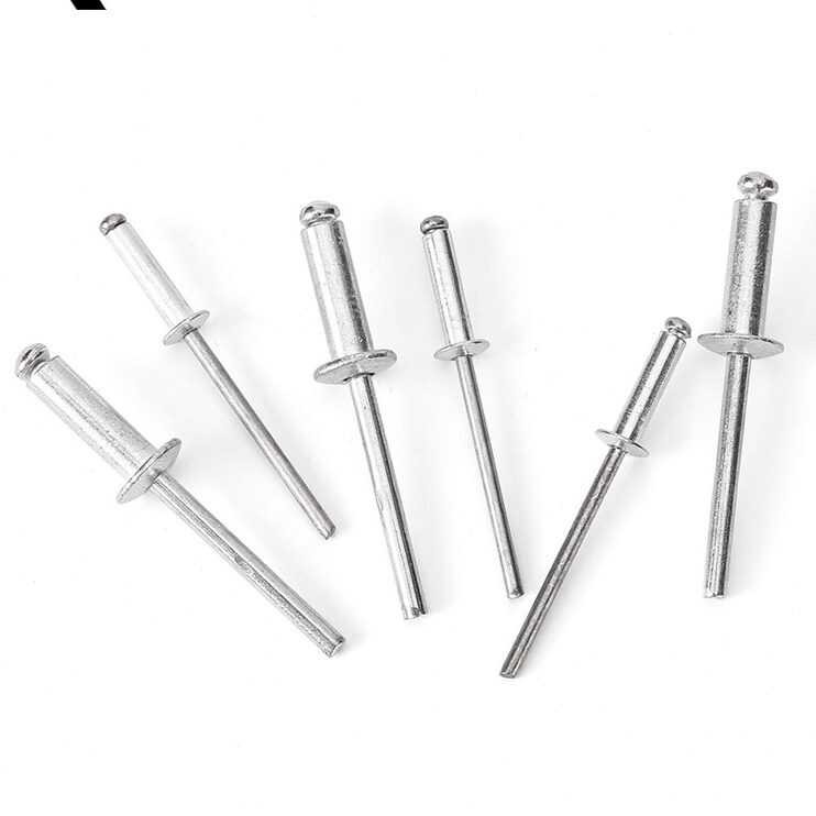 Aluminum core pulling rivet round head open type aluminum pull nail ...
