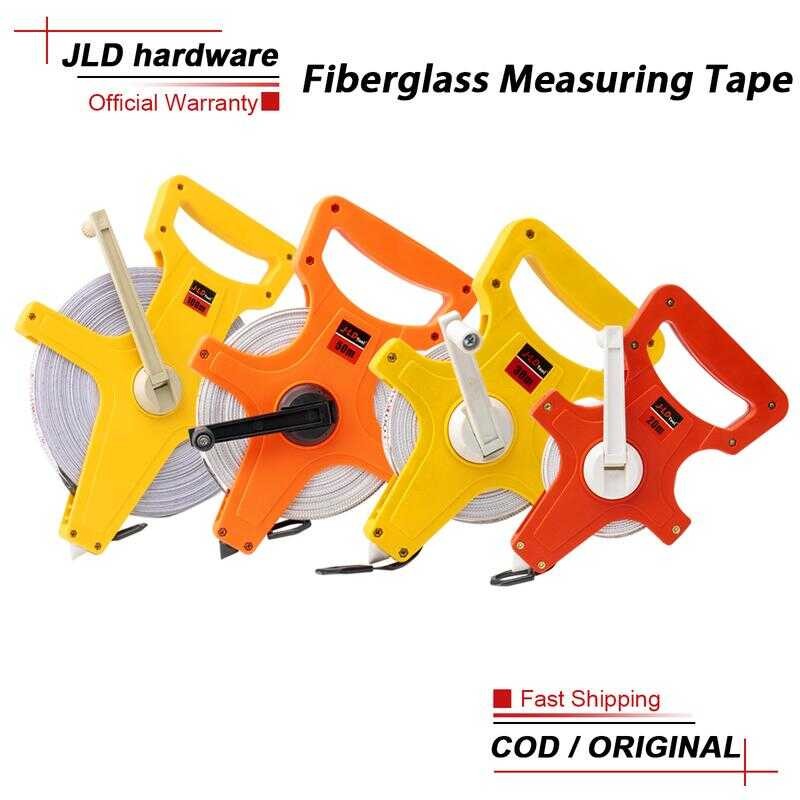 J.Ld Tape Measure Fiber Glass Heavy Duty Measuring Tool Metro 20M/30M ...